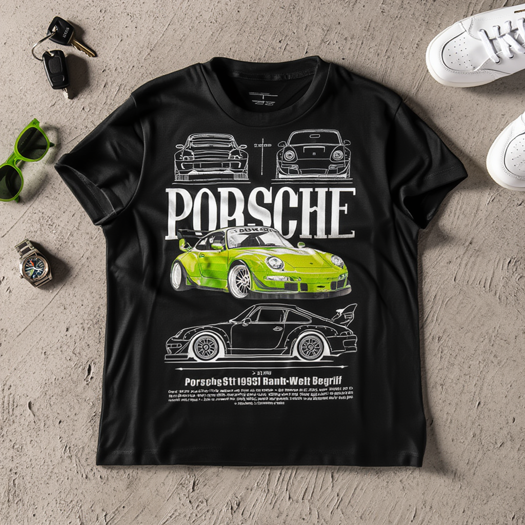 Camiseta Oversize Porsche