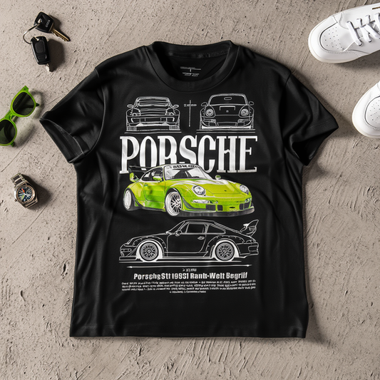 Camiseta Oversize Porsche